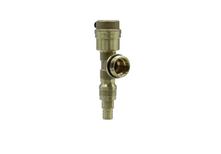 Integrated Rear Brass Air Vent Drain Control Valve