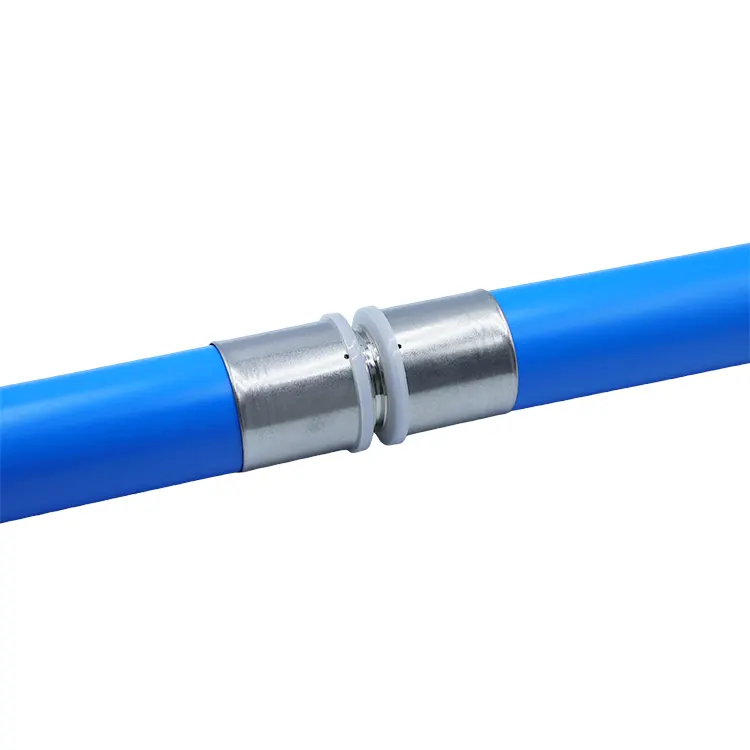 Conector recto de latón a presión para líneas de fluido